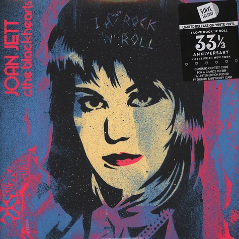 Joan Jett & The Blackhearts - I Love Rock 'N Roll 33 1/3 Anniversary Edition
