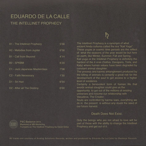 Eduardo De La Calle - The Intellinet Prophecy