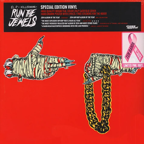 Run The Jewels (El-P + Killer Mike) - Run The Jewels 2 Pink Vinyl Edition