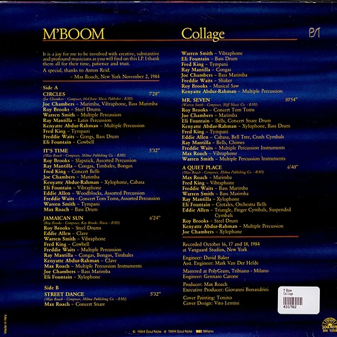 M'Boom Re:percussion Ensemble - Collage
