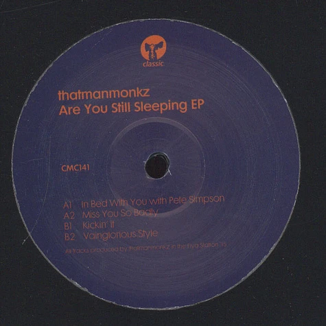Thatmanmonkz - Are You Still Sleeping EP