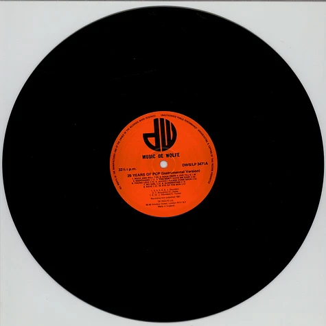 Flint And Wozo - 25 Years Of Pop (Instrumental Versions)