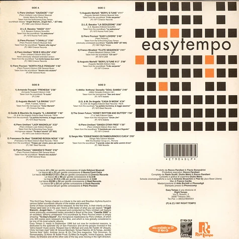 V.A. - Easy Tempo Vol. 3: Further Cinematic Easy Listening Experiences