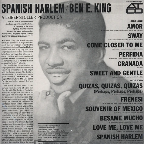 Ben E. King - Spanish Harlem