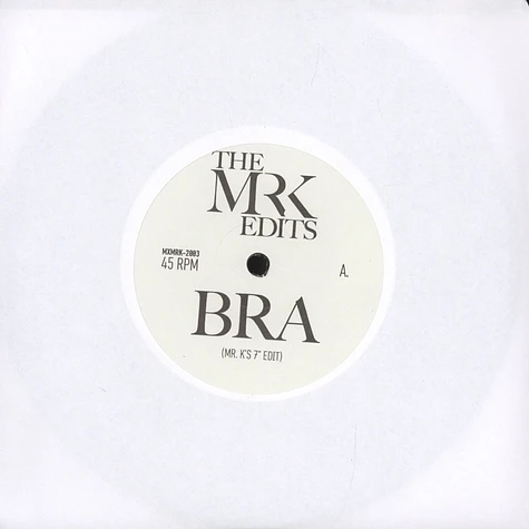Mr K (Danny Krivit) - The Mr K Edits 7 Inch