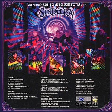 Sendelica - Live At The Psychedelic Network Festival Purple Vinyl Edition