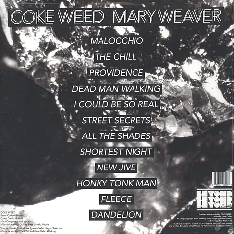 Coke Weed - Mary Weaver Black Vinyl Edition