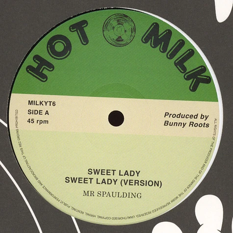 Mr. Spaulding - Sweet Lady / Vision EP
