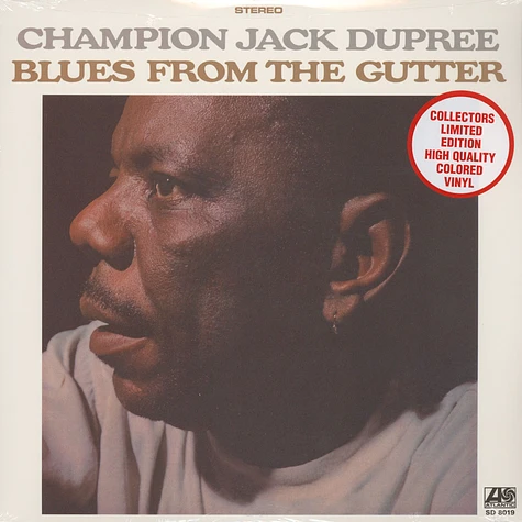 Champion Jack Dupree - Blues From The Gutter Colored Vinyl Edition