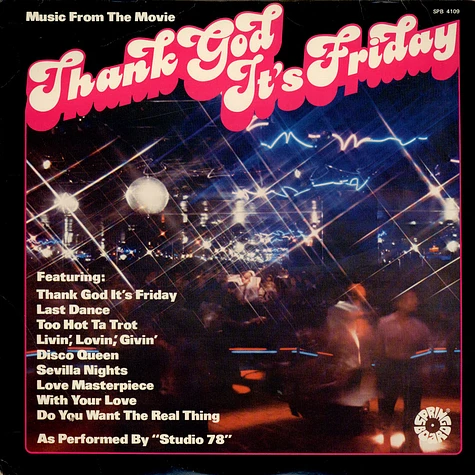 Studio '78 - Thank God It's Friday (Music From The Movie)