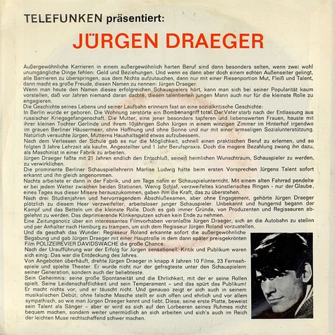 Jürgen Draeger - Du Kannst Alles Von Mir Haben