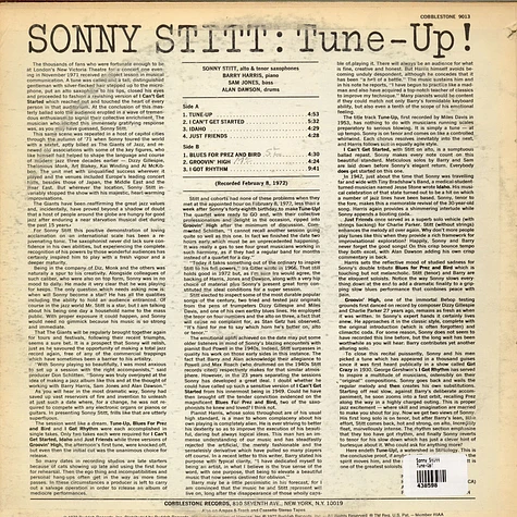 Sonny Stitt - Tune-Up!