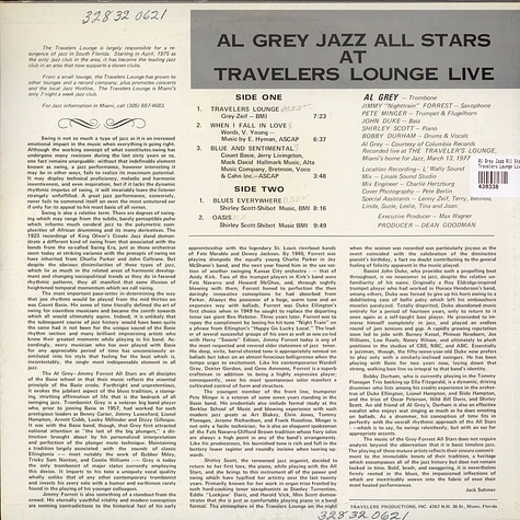 Al Grey Jazz All Stars - Travelers Lounge Live