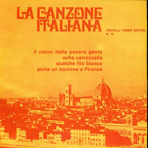Odoardo Spadaro - La Canzone Italiana - N° 12