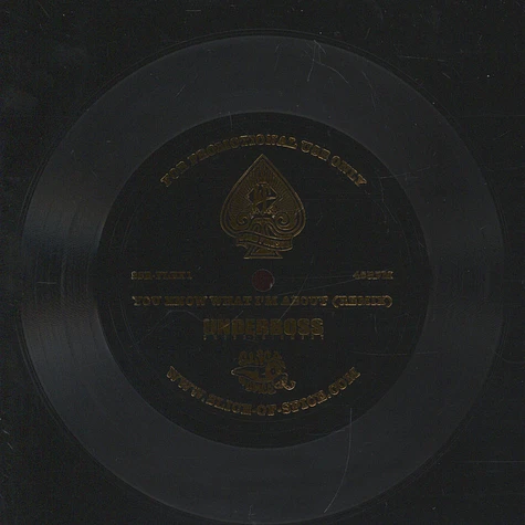 Lord Finesse - You Know What I'm About Remix Flexi Disc - Gold