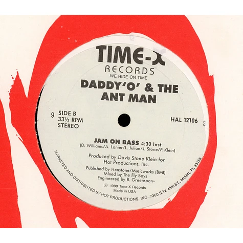 Daddy 'O' & The Ant Man - Jam On Bass