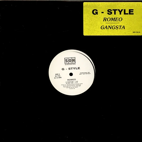 G - Style - Romeo / Gangsta