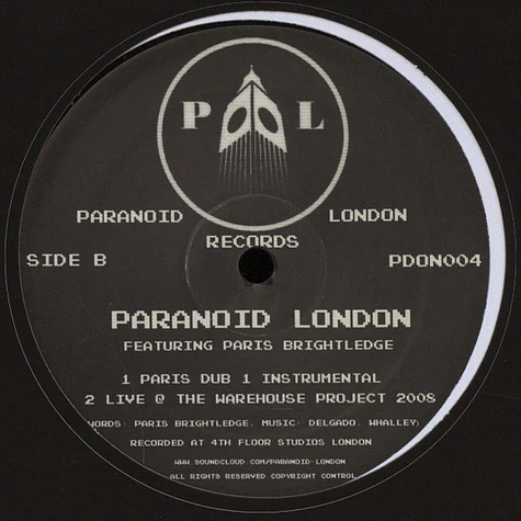 Paranoid London - Paris Dub 1