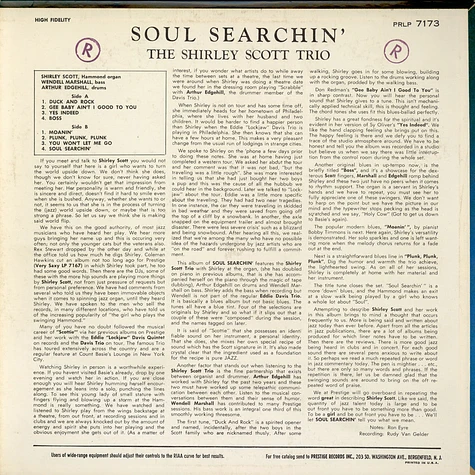 Shirley Scott Trio - Soul Searching