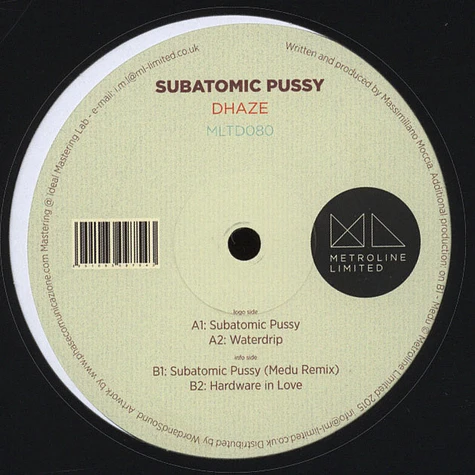 Dhaze - Subatomic Pussy Medu Remix