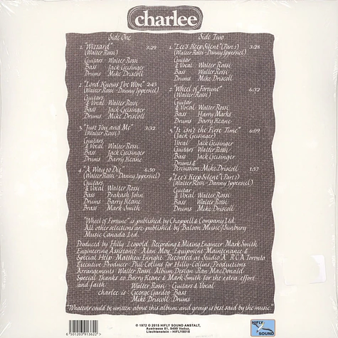 Charlee - Charlee Colored Vinyl Edition