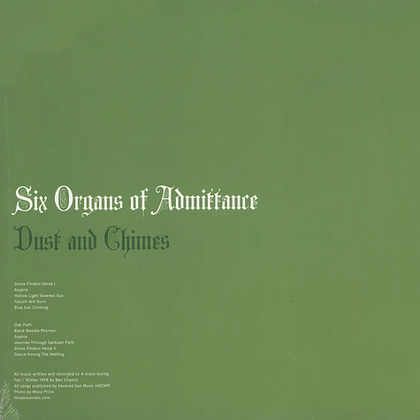 Six Organs Of Admittance - Dust & Chimes