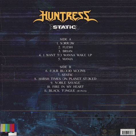 Huntress - Static Black