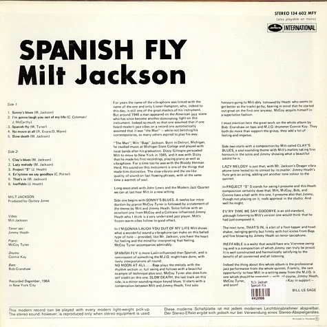 Milt Jackson - Spanish Fly