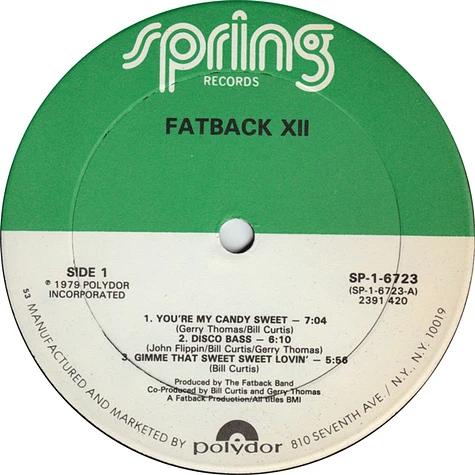 The Fatback Band - Fatback XII