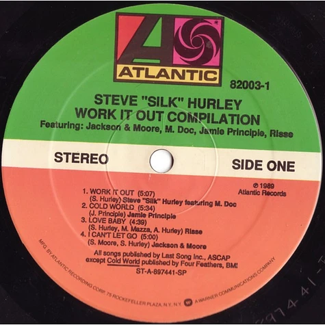 Steve "Silk" Hurley - Work It Out Compilation