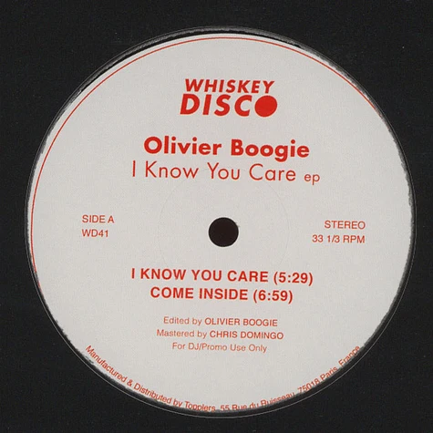 Olivier Boogie - I Know You Care