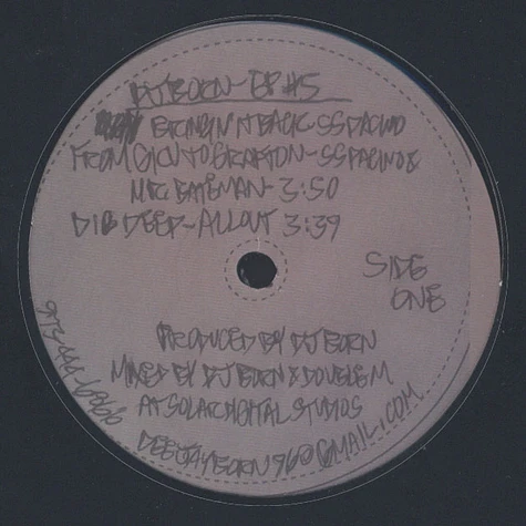 DJ Born - EP #5 Black Vinyl Edition