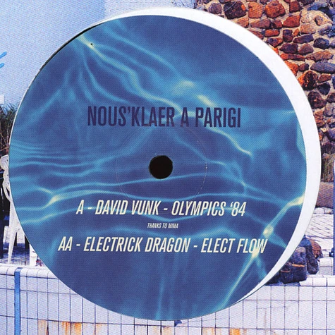 David Vunk / Electrick Dragon - Olympics '84 / Elect Flow
