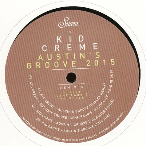 Kid Creme - Austin's Groove 2015