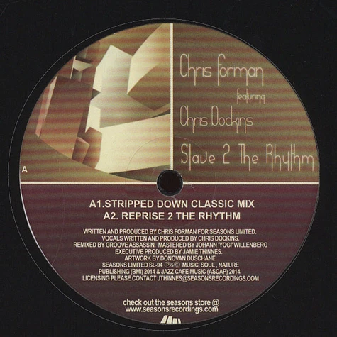 Chris Forman - Slave 2 The Rhythm Feat. Chris Dockins