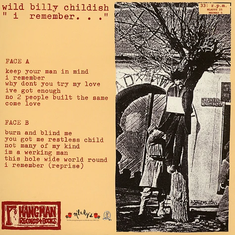Wild Billy Childish - I Remember