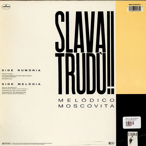 Slava Trudu Orchestra - Melódico Moscovita