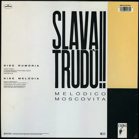 Slava Trudu Orchestra - Melódico Moscovita