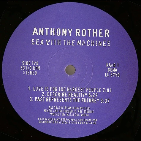 Anthony Rother - Sex With The Machines