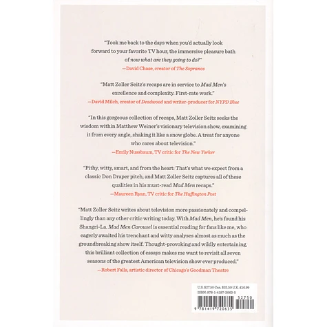 Matt Zoller Seitz - Mad Men Carousel - The Complete Critical Companion