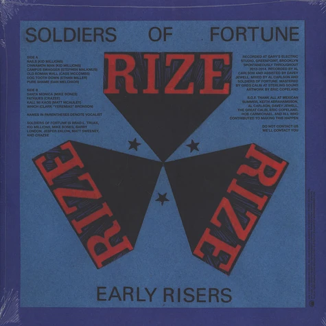 Soldiers Of Fortune - Early Risers
