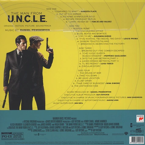 Daniel Pemperton - OST Man From U.N.C.L.E. Black Vinyl Edition