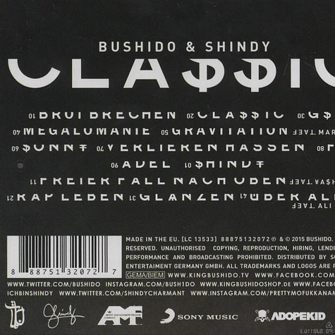 Bushido Vs. Shindy - Cla$$ic