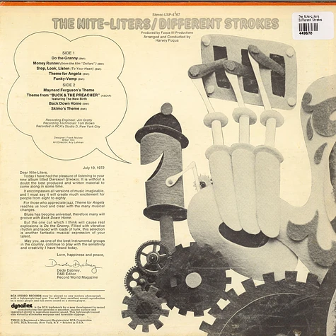 The Nite-Liters - Different Strokes