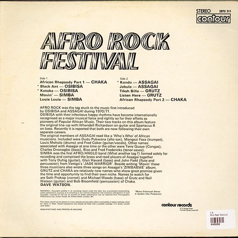 V.A. - Afro Rock Festival