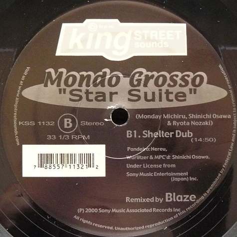 Mondo Grosso - Star Suite (Remix By Blaze)
