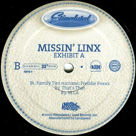 Missin' Linx - Exhibit A