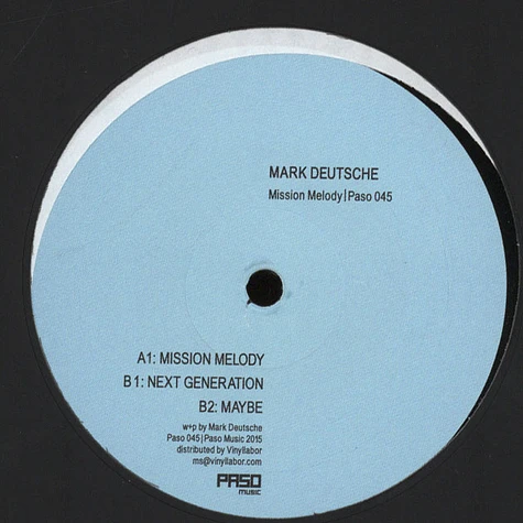 Mark Deutsche - Mission Melody