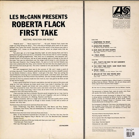 Roberta Flack - First Take