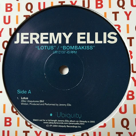 Jeremy Ellis - Lotus / Bombakiss